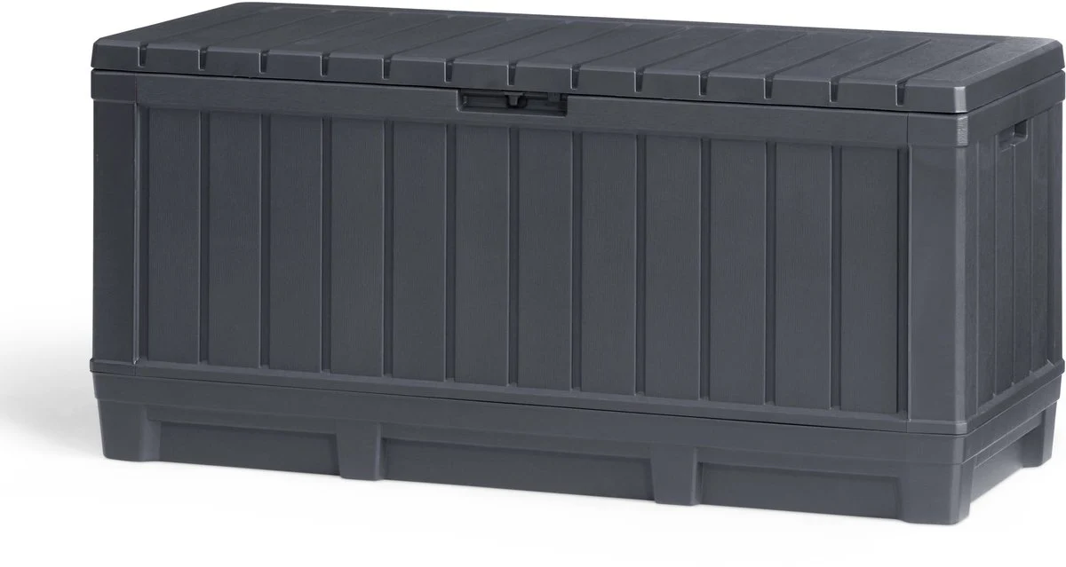 Keter Kentwood Opbergbox – 350L – 128×53.6×59 cm – Antraciet