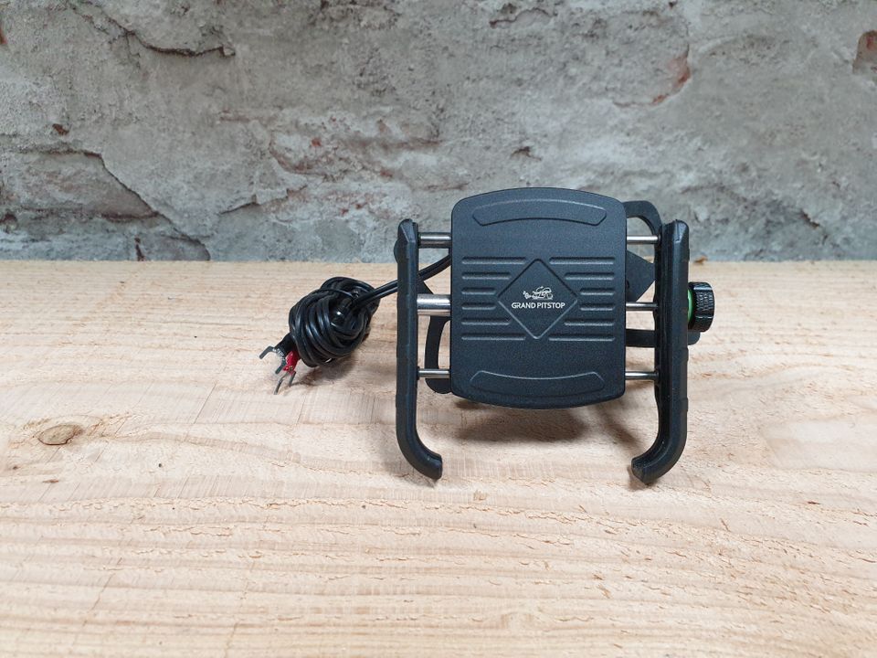 GRANDPITSTOP telefoonhouder jaw met USB  2.0