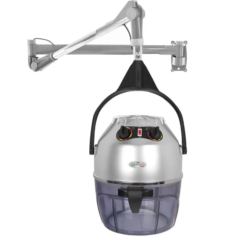 Gabbiano Droogkap met Wandarm DI-301W Single Speed Zilver