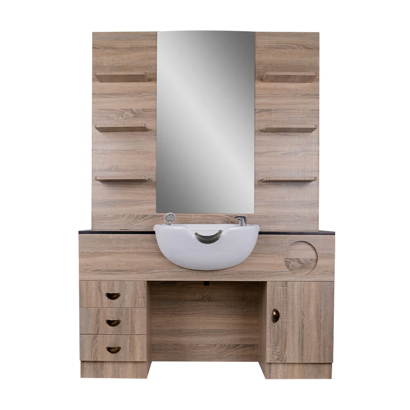 Kaptafel Kapperssalon met Wastafel QT-001A