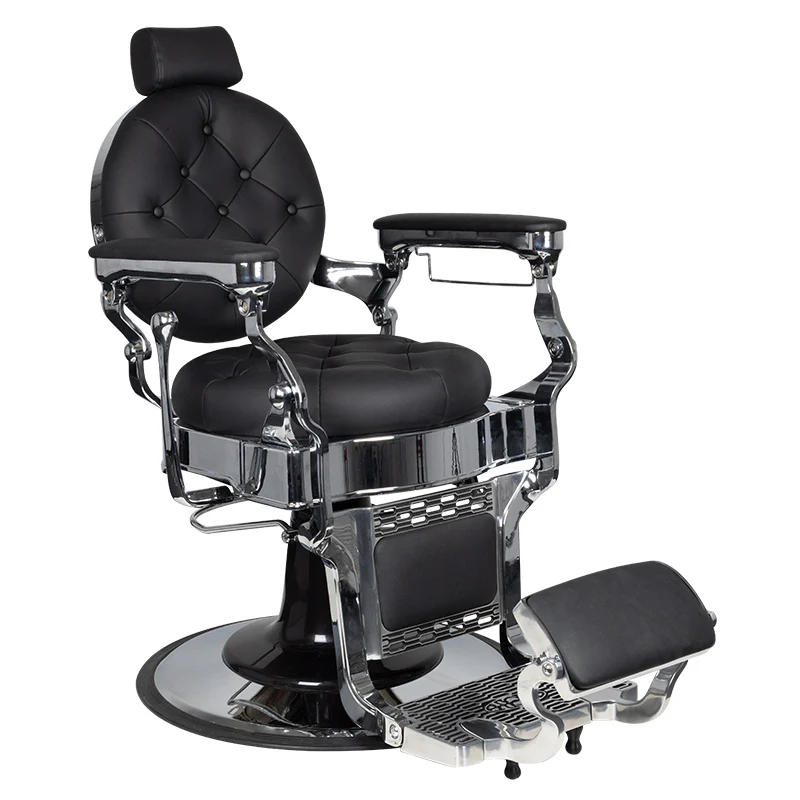 Barberstoel Gabbiano Claudius Zilver Zwart