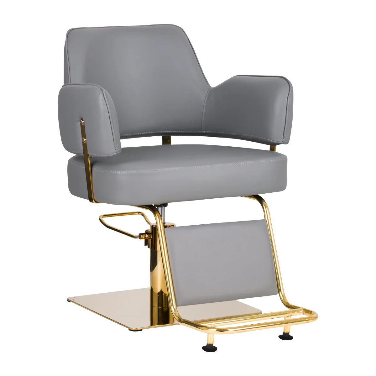 Kappersstoel Hair System Linz Goud-Grijs