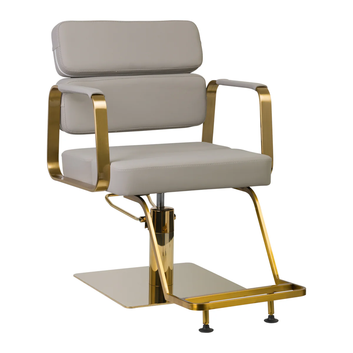 Kappersstoel Gabbiano Porto Gold Grijs