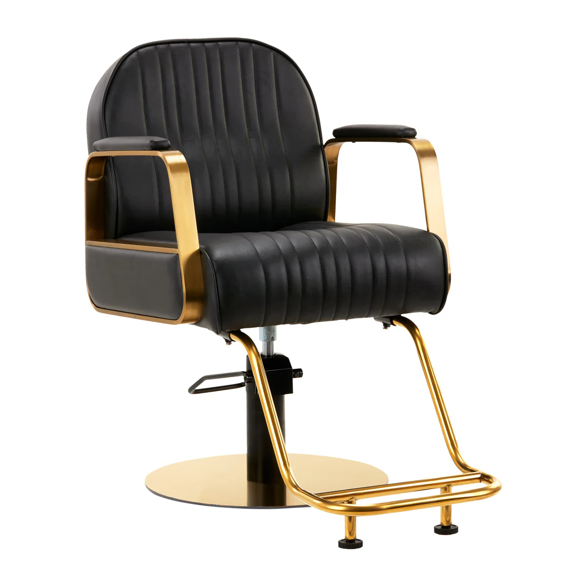 Kappersstoel Hair System Acri Goud Zwart