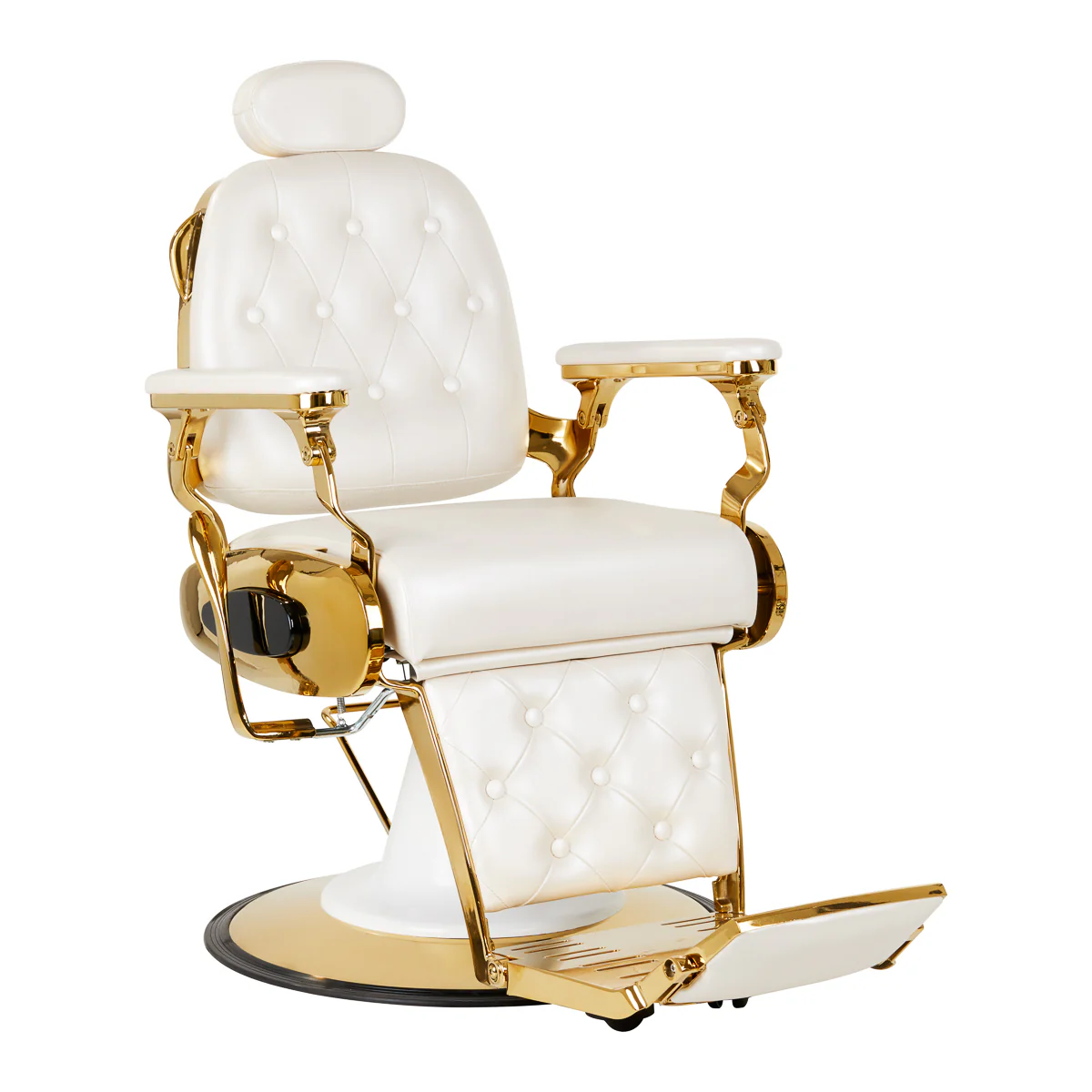 Barberstoel Gabbiano Francesco Goud-Wit
