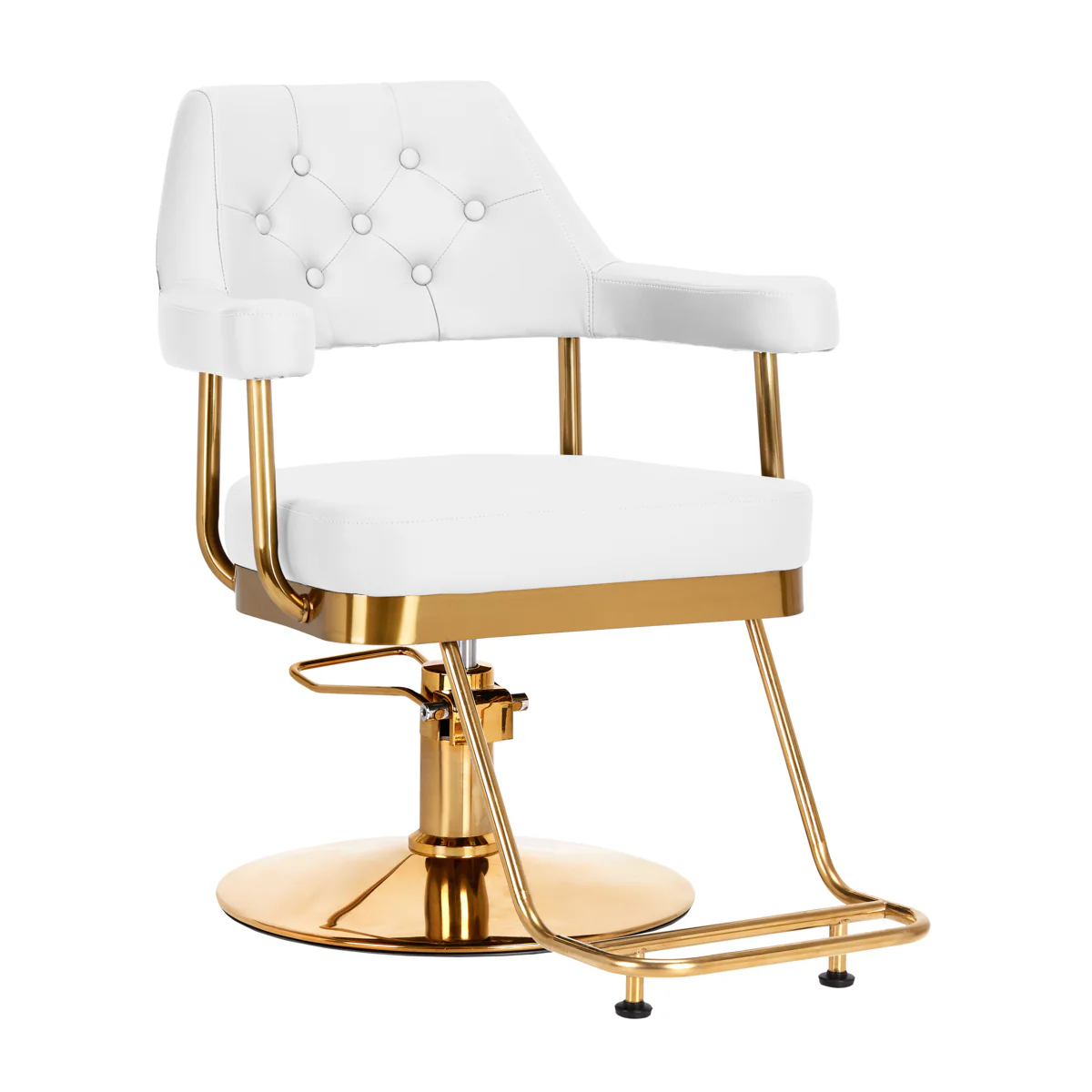 Kappersstoel Gabbiano Granada Goud-Wit