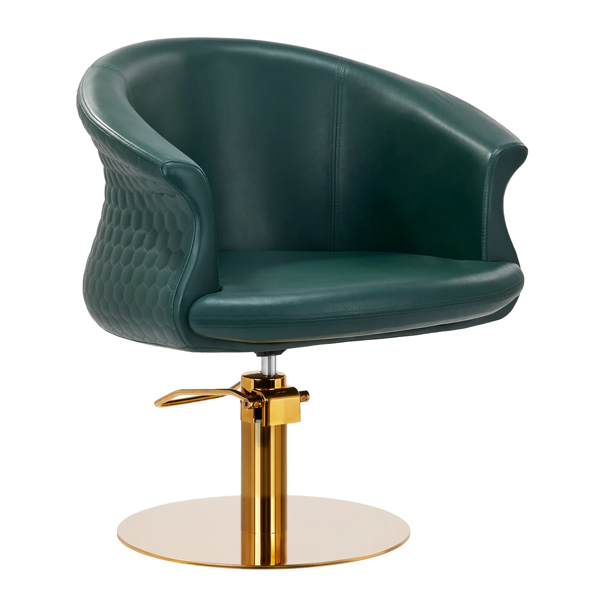 Kappersstoel Gabbiano Versailles Goud-Flessengroen