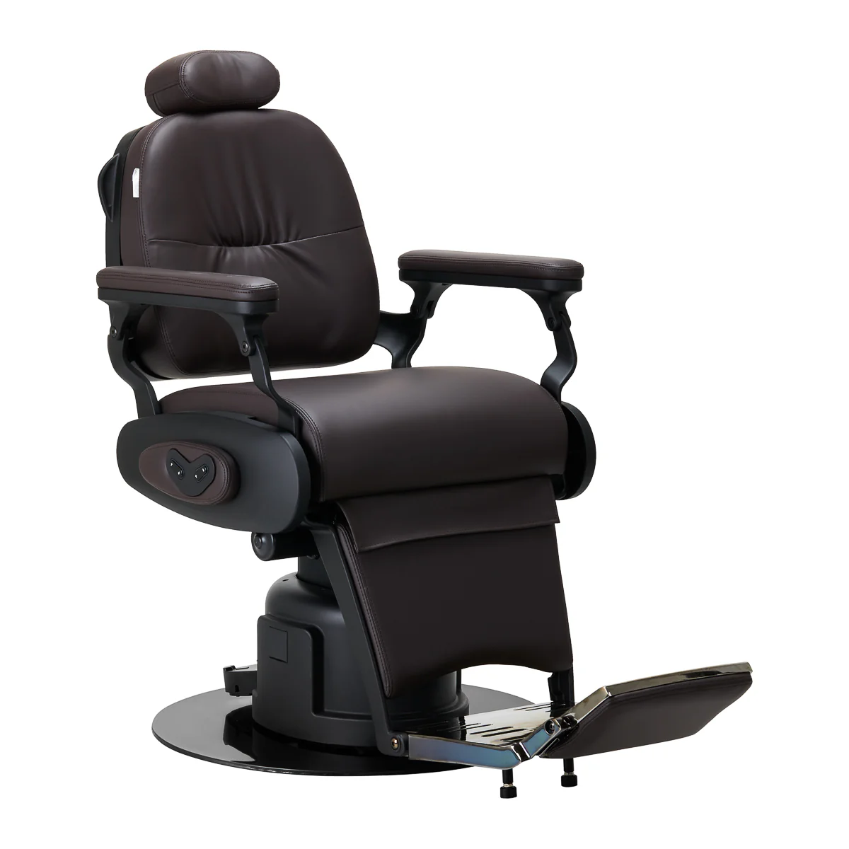 Barberstoel Elektrisch Gabbiano Duke Bruin