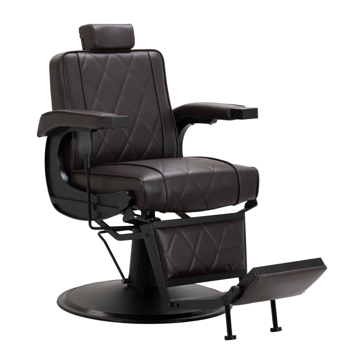 Barberstoel Hair System BM88066B Bruin-Zwart
