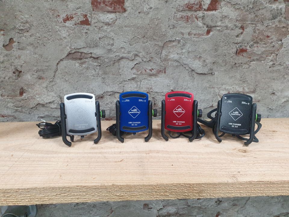 GRANDPITSTOP telefoonhouder jaw met USB 3.0