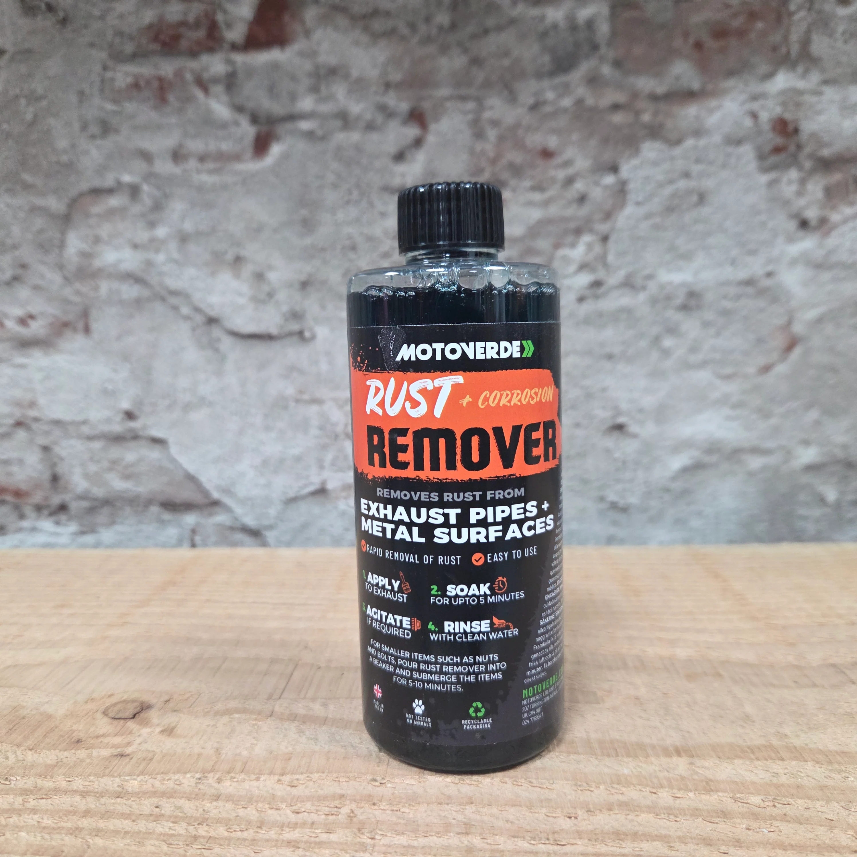 MOTOVERDE  rust and corrosion remover