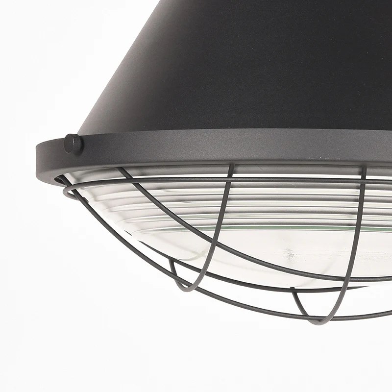 Label51 Hanglamp Duisburg – Zwart Metaal – 50x50x50cm