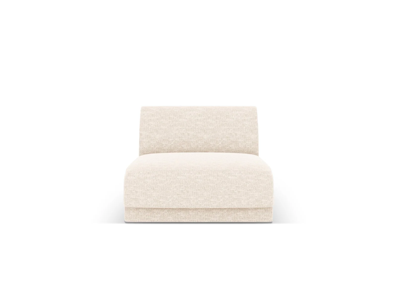 Micadoni Module Miley structurele stof ivoor – 90x75x70cm