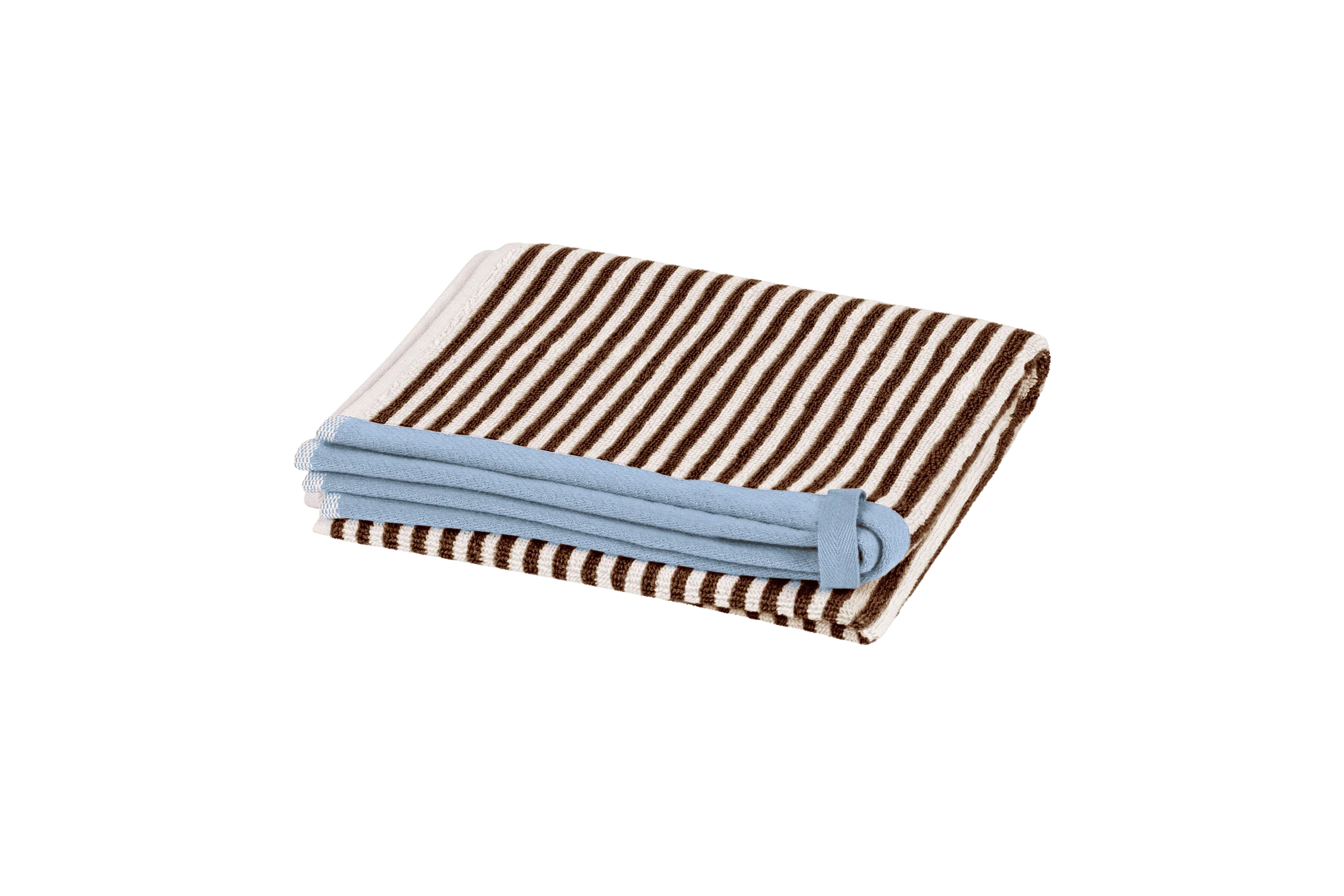 noo.ma Gobo handdoek Cocoa Brown – 25 x 29 cm