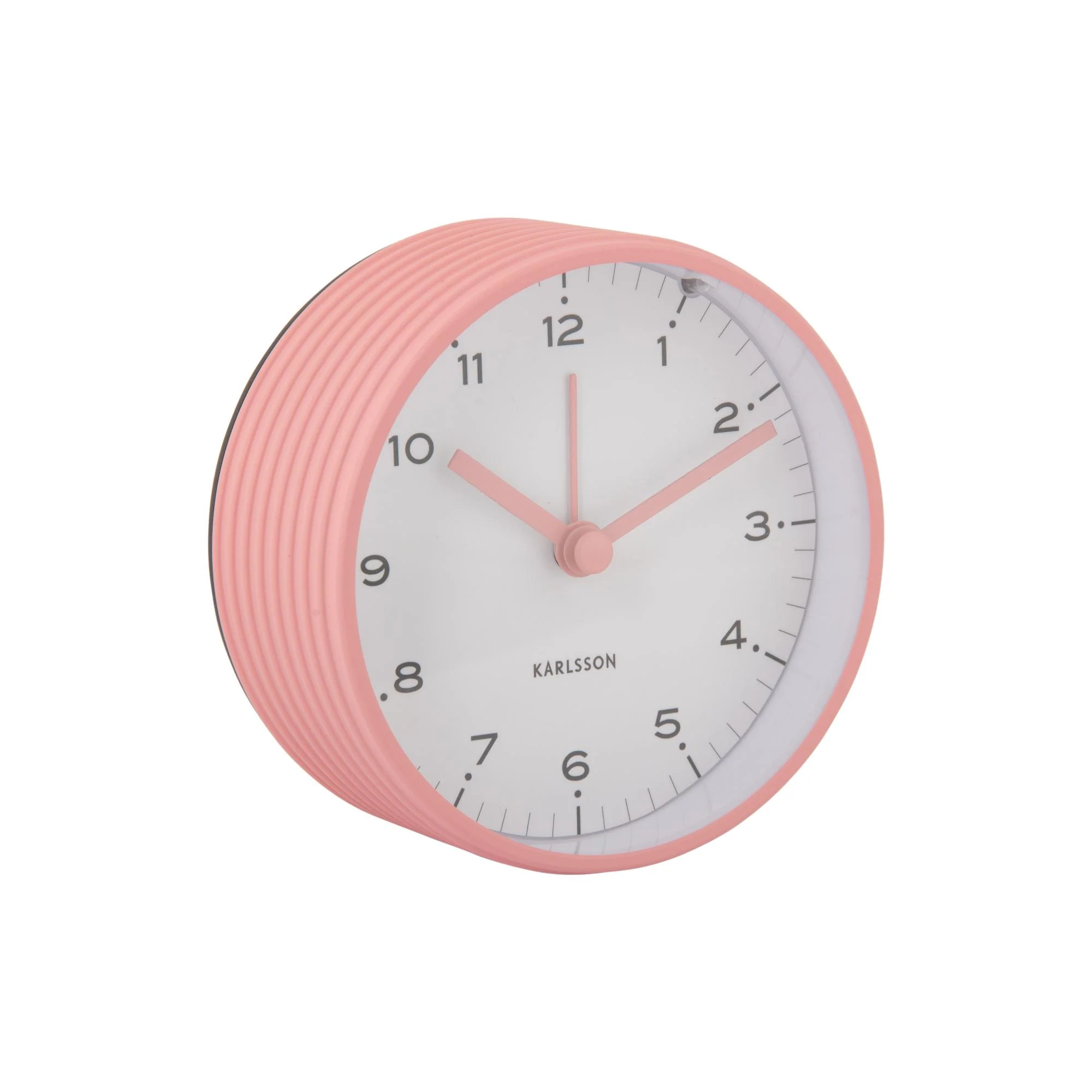 Karlsson wekker Circus Rings – roze – Ø9cm