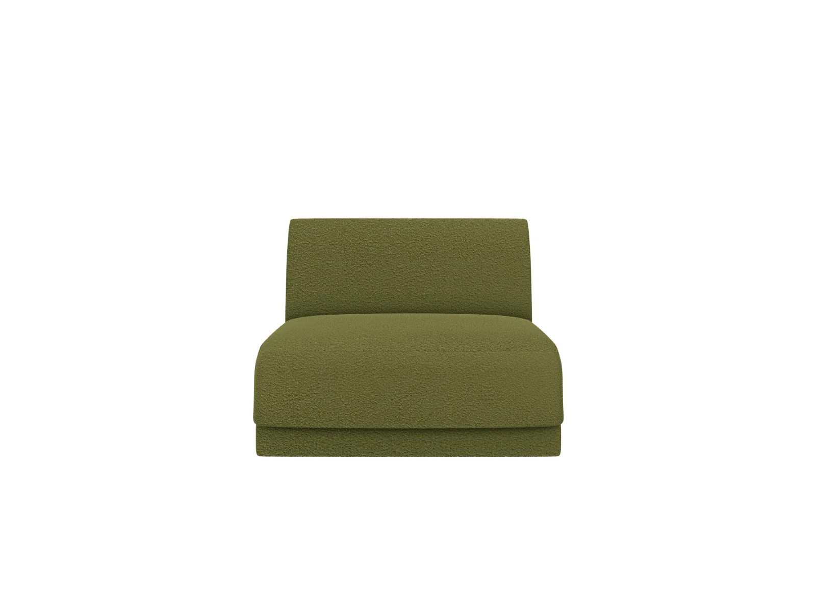 Micadoni Module Miley boucle donker olijfgroen – 90x75x70cm