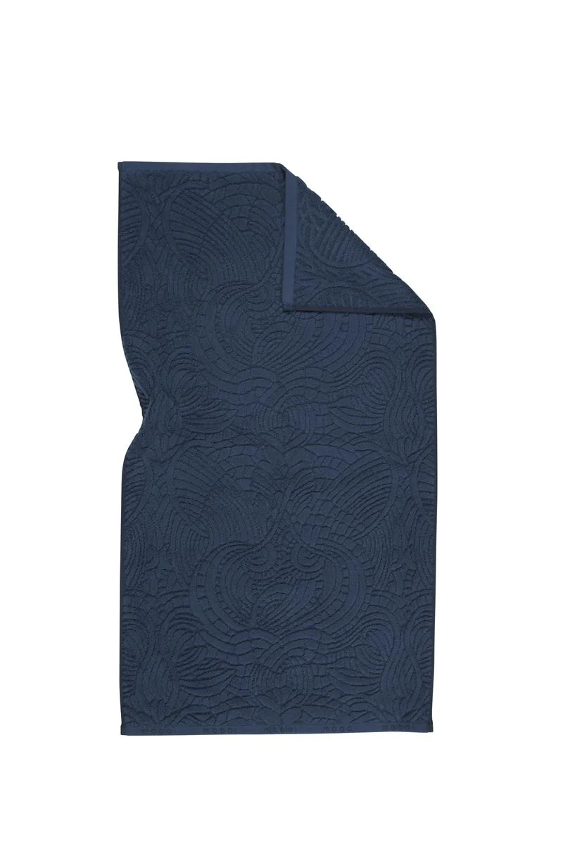 MOOOI Dodo Pavone – Douchehanddoek – Indigo – 55×100 / 22×40 Inch cm