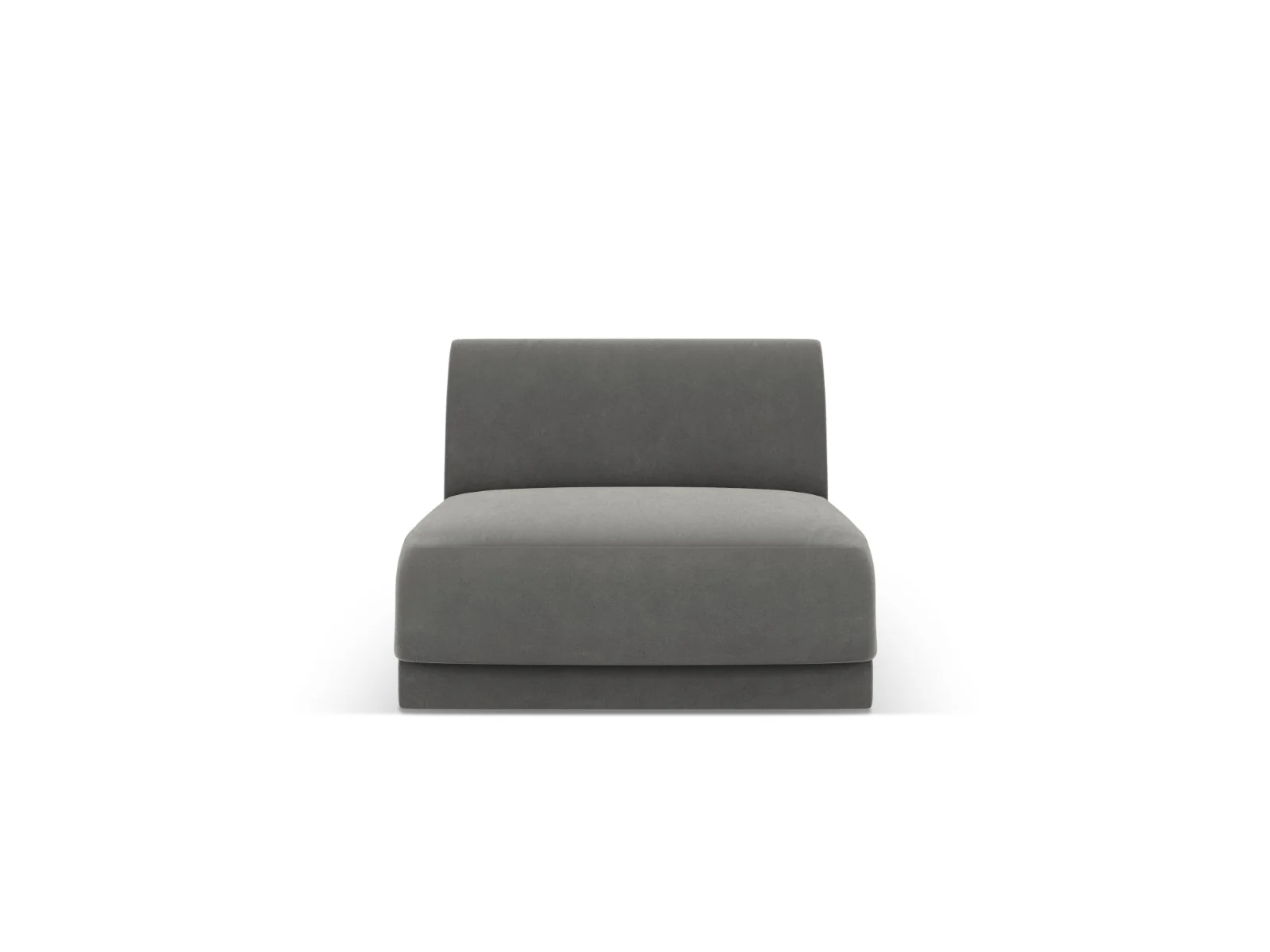 Micadoni Bestuurder Miley flueel lichtgrijs – 90x75x70cm