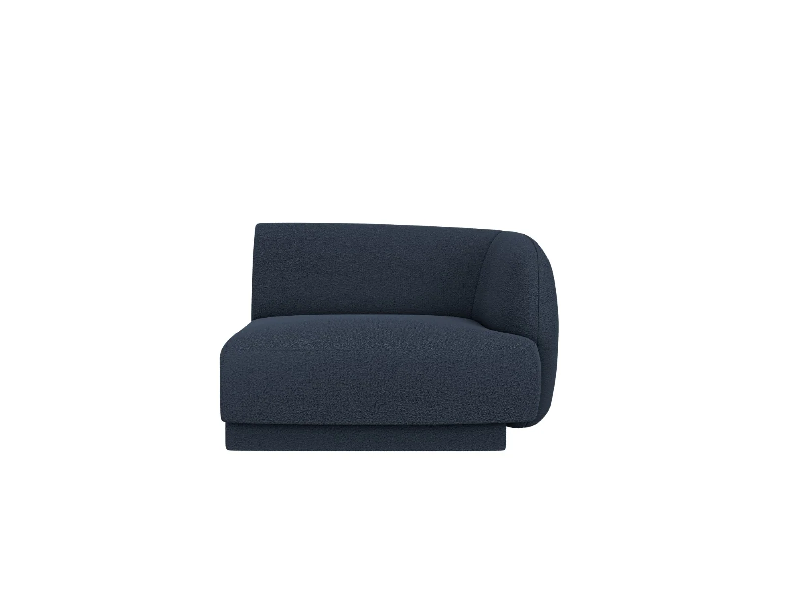 Micadoni rechter module Miley boucle donkerblauw – 90x90x70cm