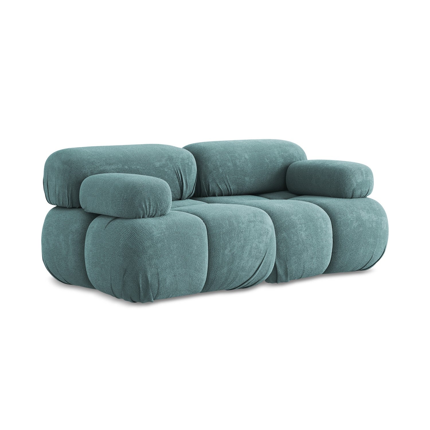 LaMiaSofa Tweezits modulaire bank Sanremo – chenille stof – jeans – 19
