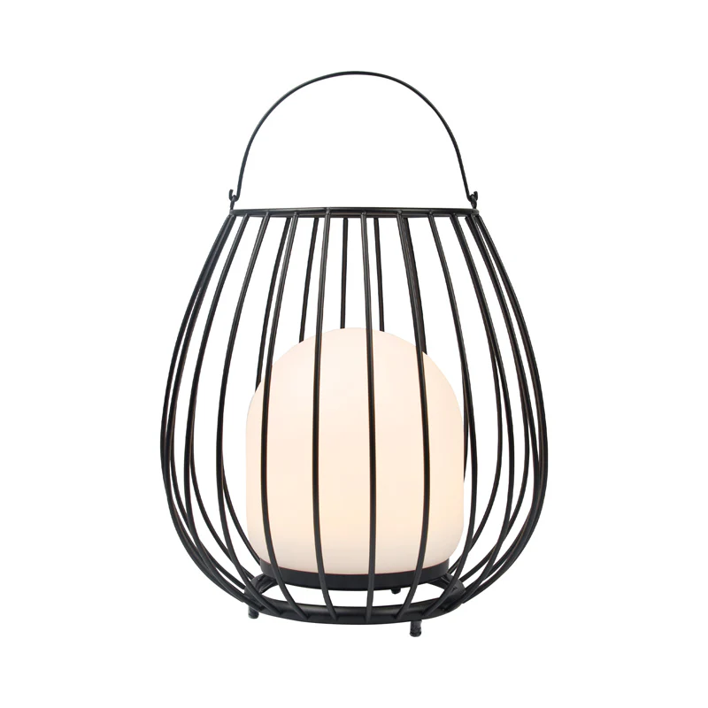 Nordlux Jim Draagbare Tafellamp Buiten – Ø28cm – LED – IP54 – Zwart