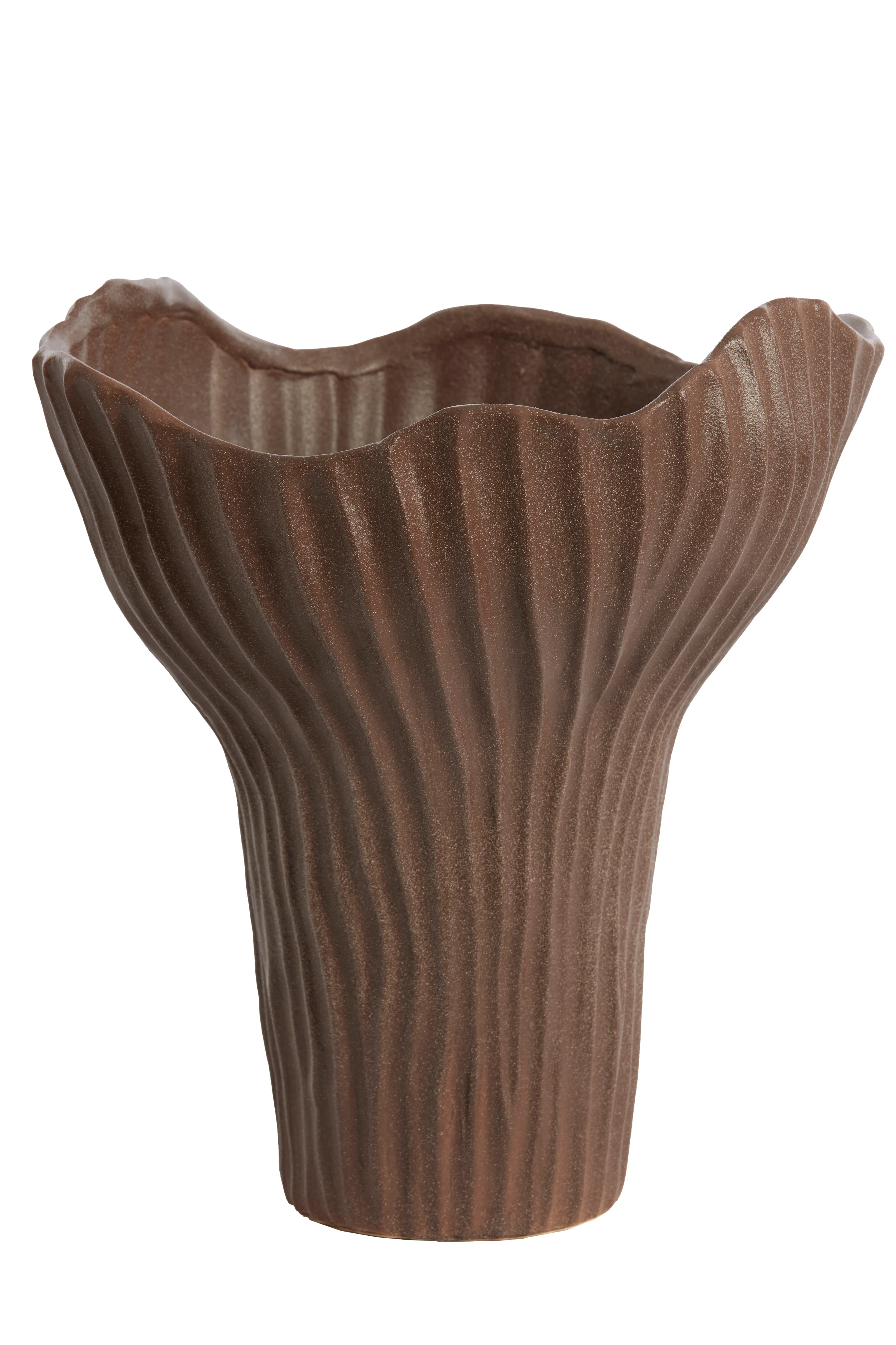 Light & Living vaas MORABA – 26×25.5x31cm – bruin