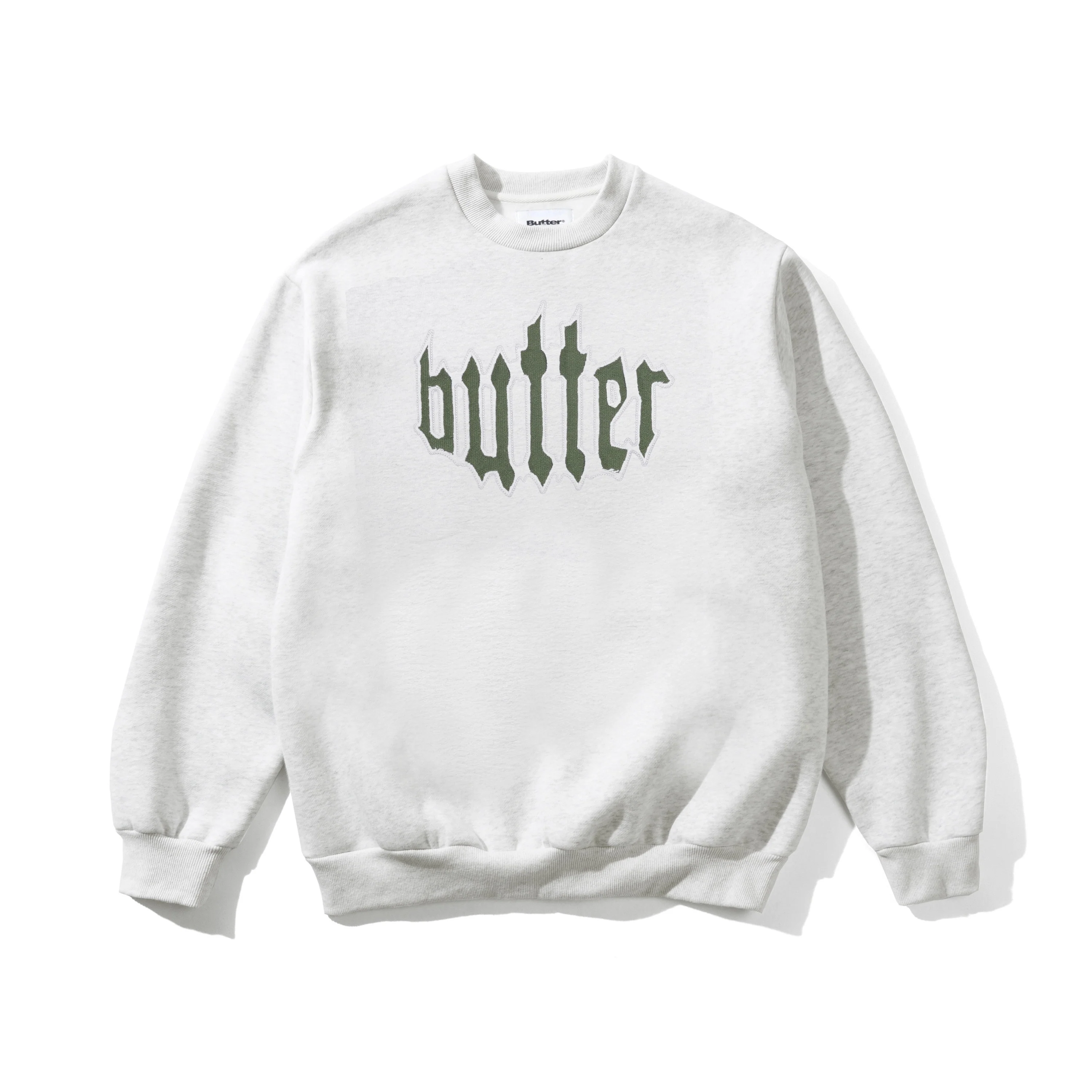 Butter Goods Cut Out Applique Crewneck Sweater