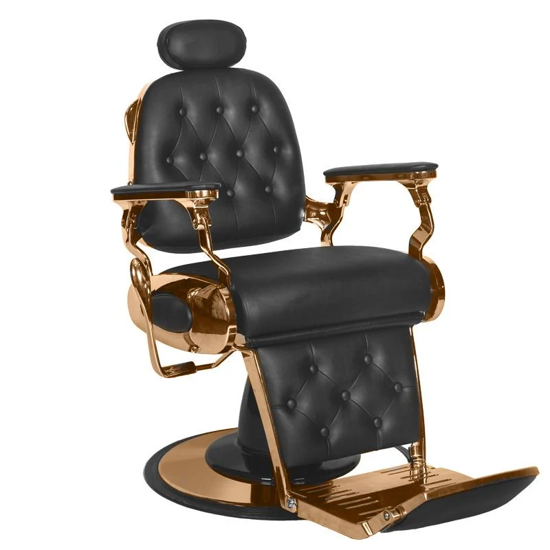 Kappersstoel Barber Gabbiano Francesco Zwart Koper