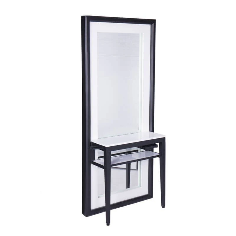 Kaptafel Kapperssalon Gabbiano B083 Zwart-Wit