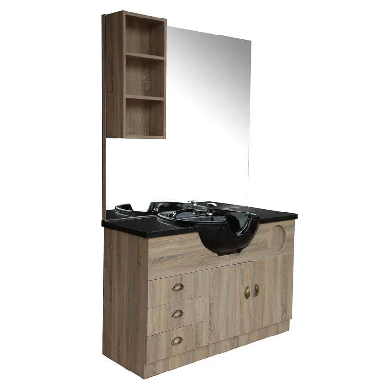 Kaptafel Kapperssalon Gabbiano Met Wastafel Qt-001