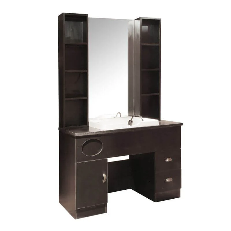 Kaptafel Kapperssalon Gabbiano Met Wastafel Qt-005