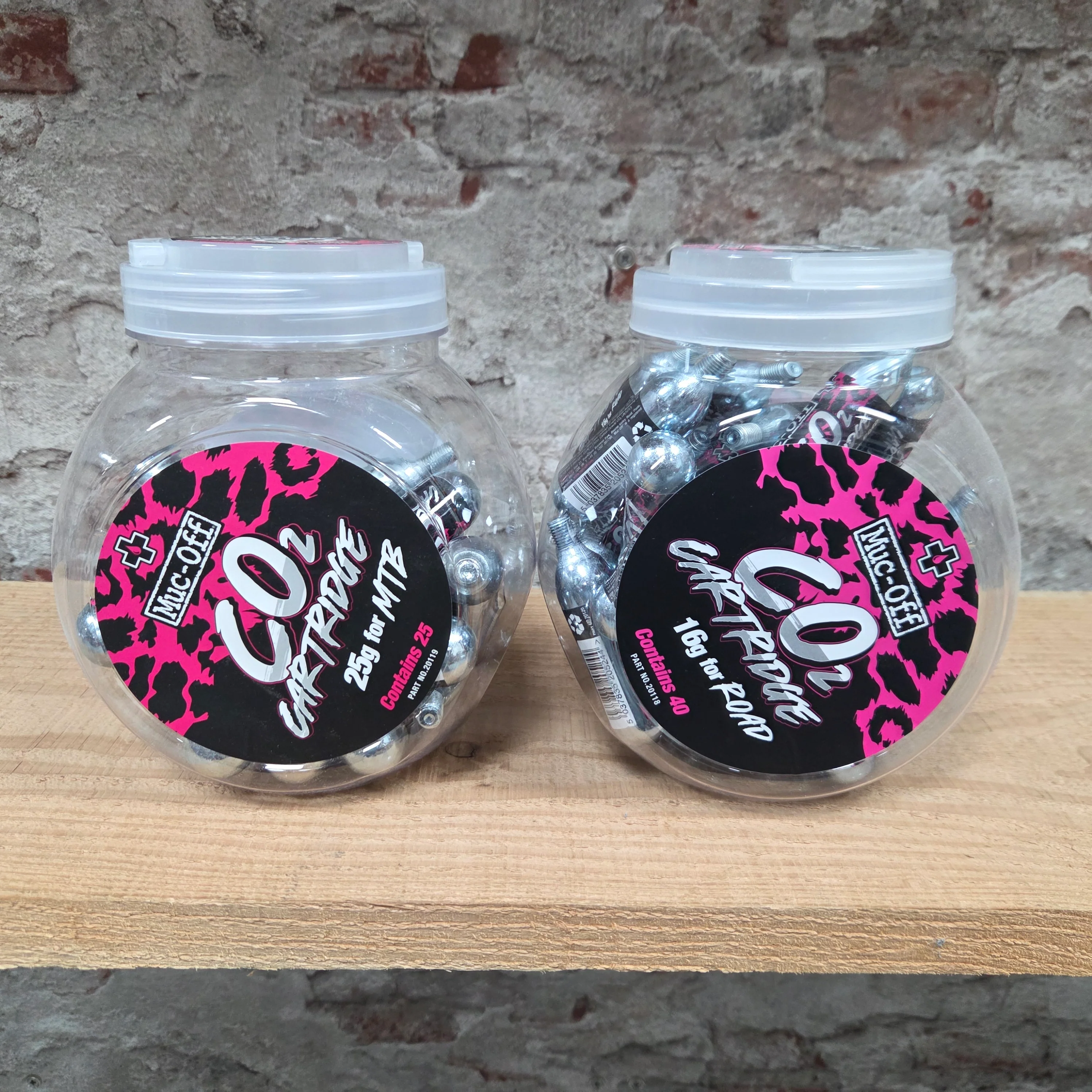 Muc-Off pot co2 patronen fietspomp
