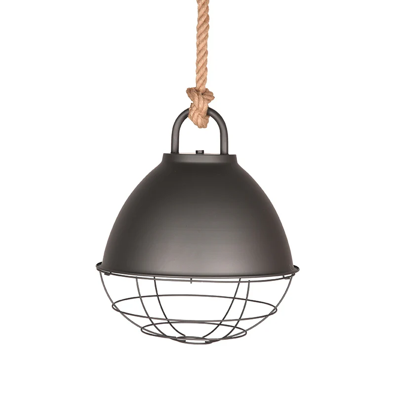 LABEL51 Hanglamp Korf – Burned Steel Metaal – 38x38x45cm