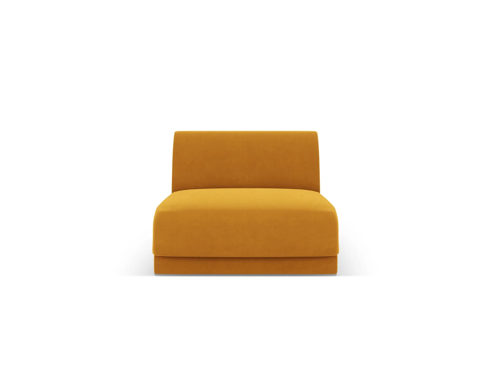 Micadoni Bestuurder Miley flueel geel – 90x75x70cm