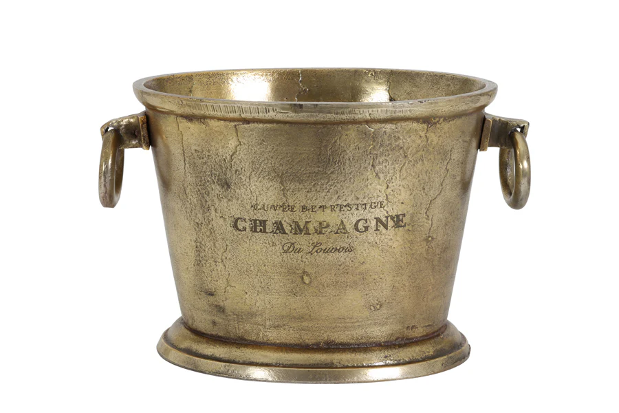 Light & Living champagnekoeler CRISTAL – 39x25x25cm – brons