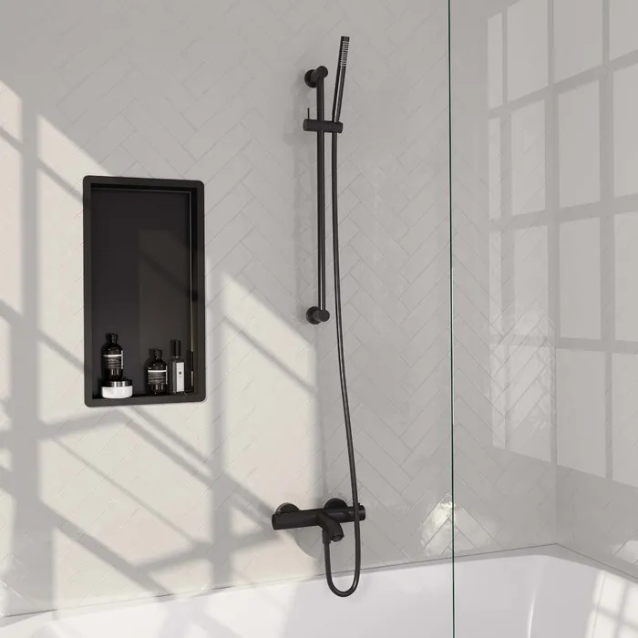 Brauer edition thermostatische opbouw badkraan - glijstang - verkrijgbaar in 6 kleuren