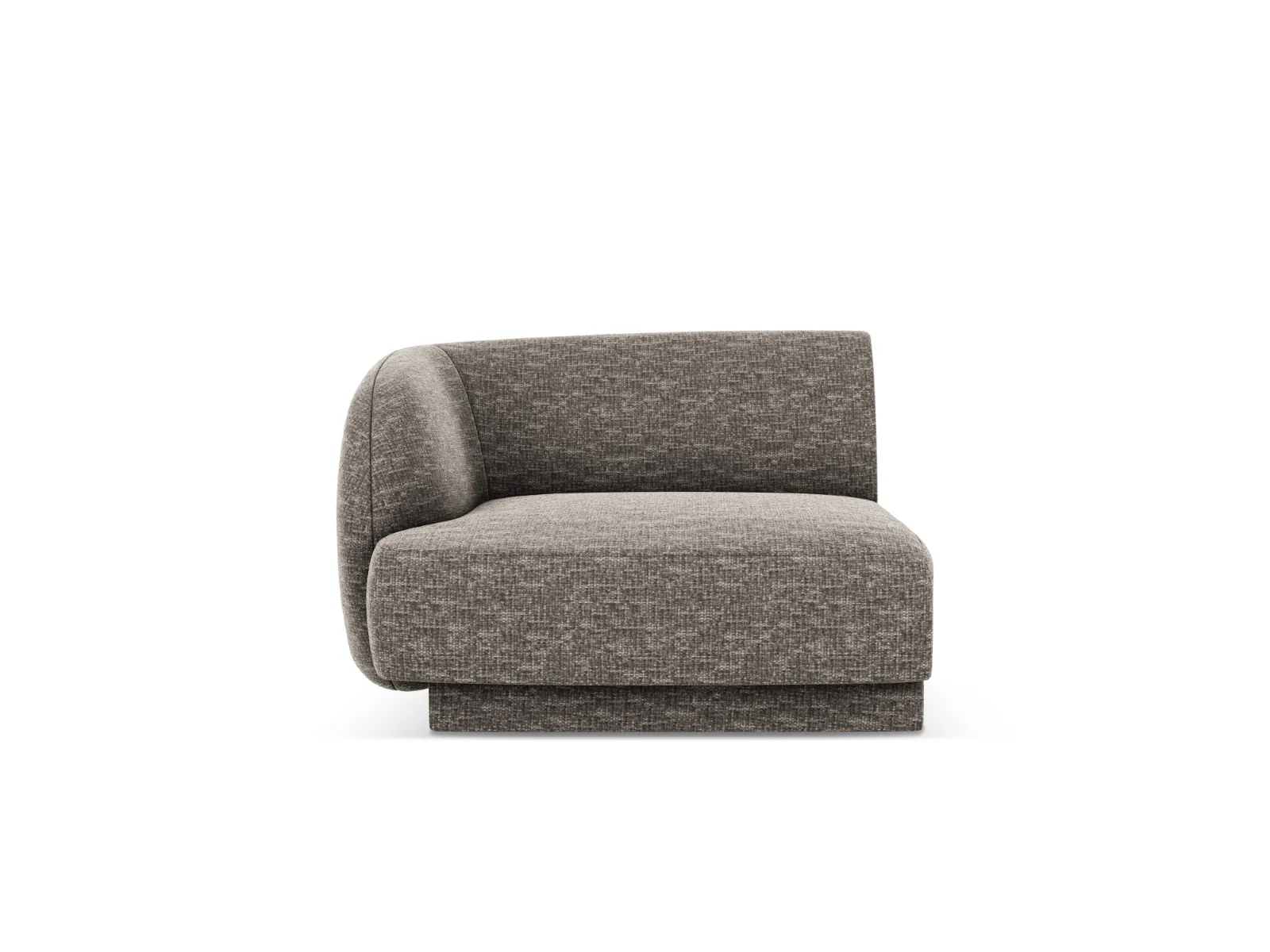 Micadoni linker module Miley chenille grijs – 90x90x70cm