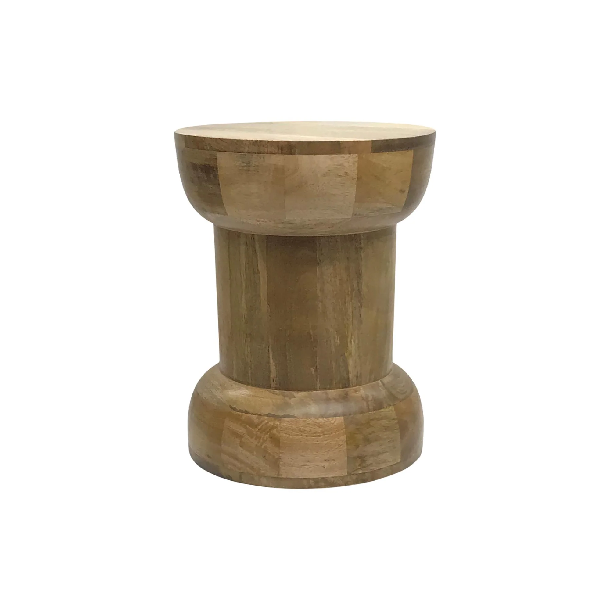 Leitmotiv bijzettafel Decente – naturel – 35x35x45.5cm