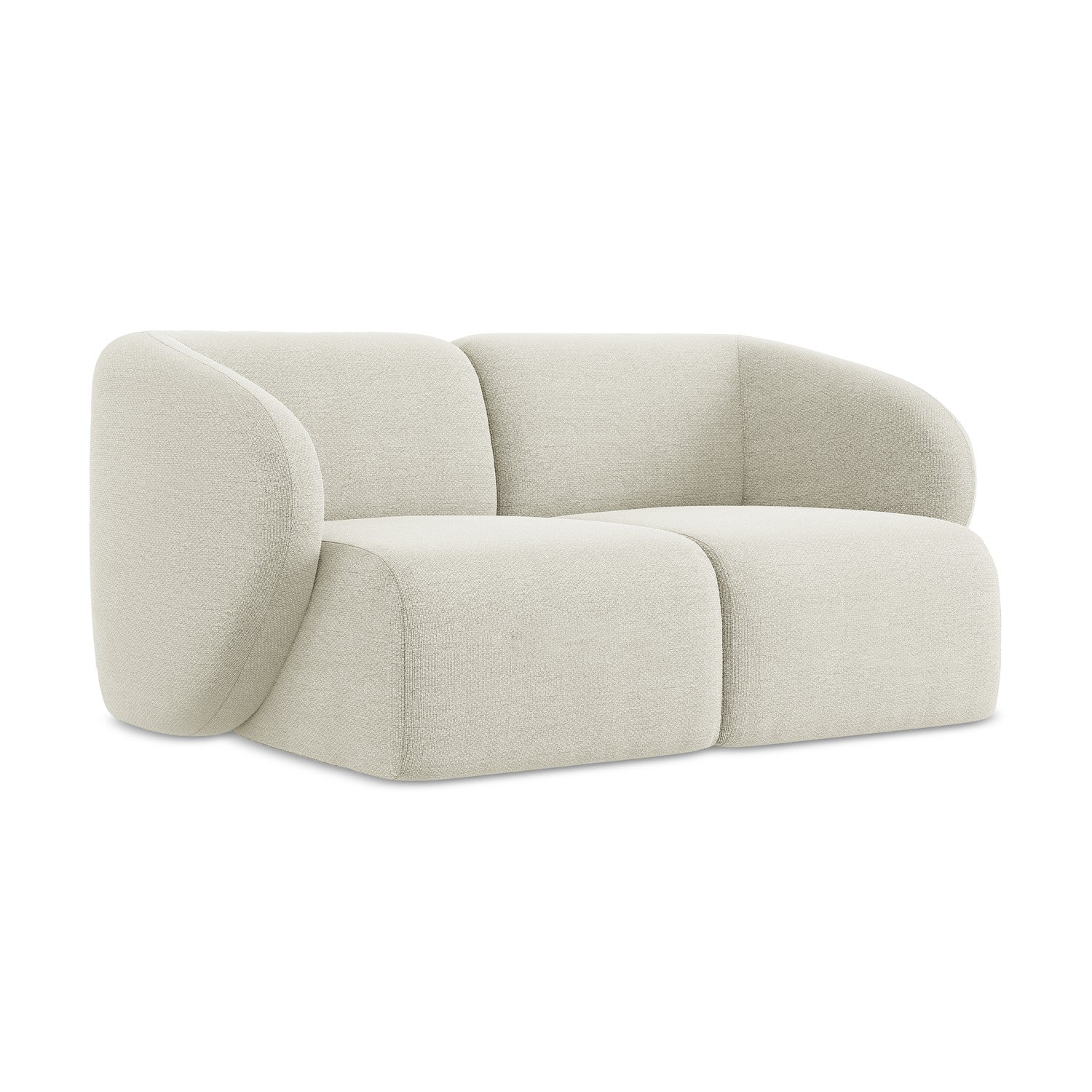 LaMiaSofa Tweezits modulaire bank Cervo – bouclé – zand – 174x94x75
