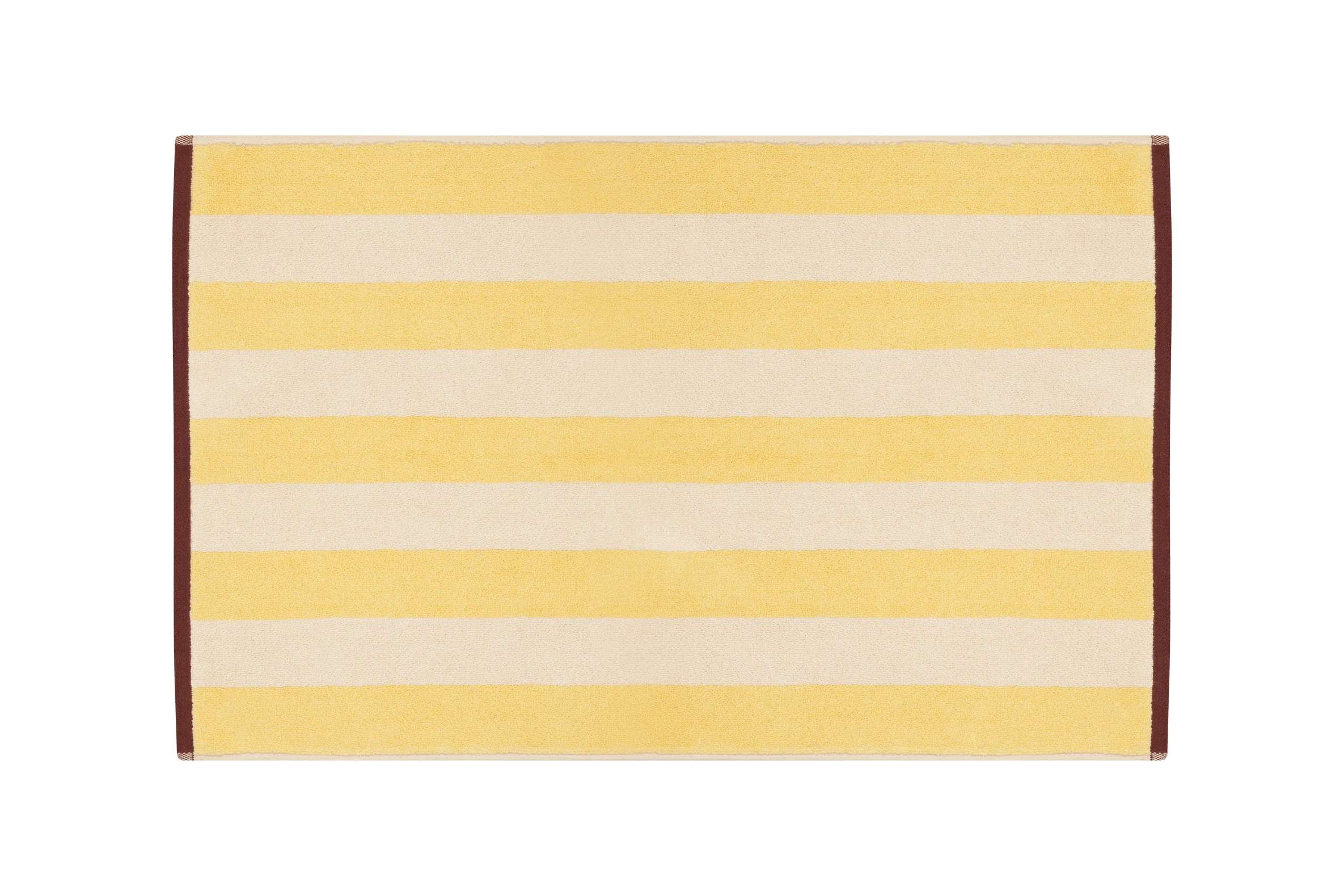 noo.ma Gobo katoenen badmat – Sunny Yellow, 38 x 40 cm