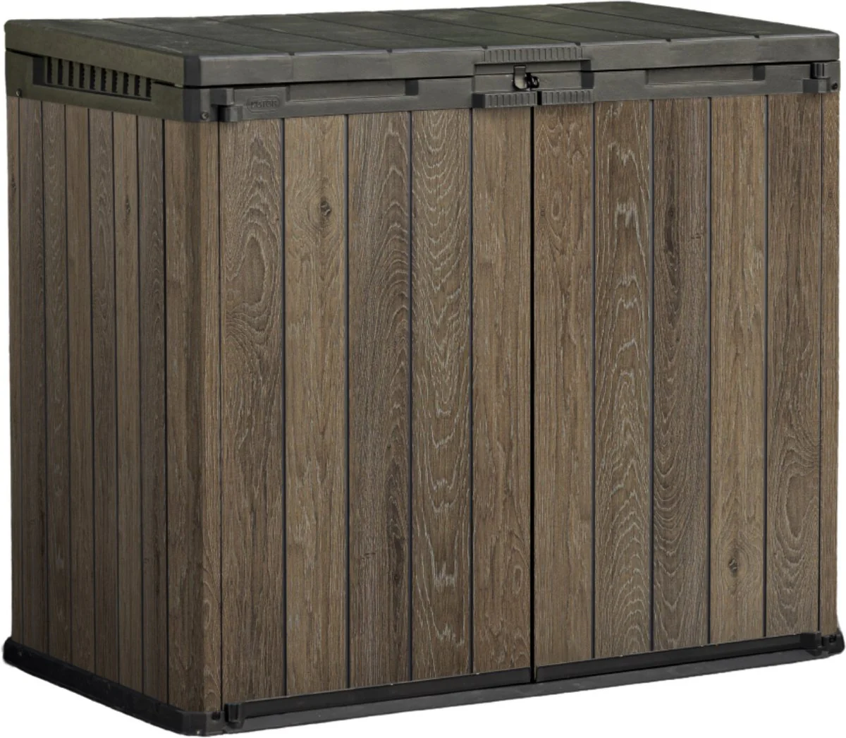 Keter Store It Out Darwin Opbergbox – 1100L – 141x82x117,5 cm – Walnut
