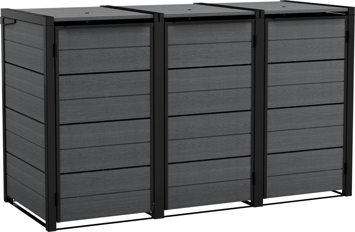 Keter Hide Away Containerberging – 3x 240L – Antraciet