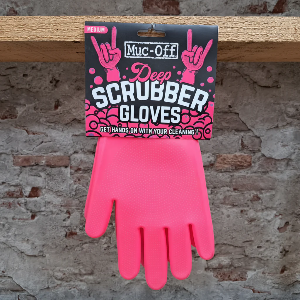 MUC-OFF deep scrubber gloves